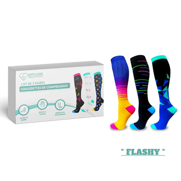 Chaussettes de compression ( Lot de 3 paires ) | ArtiCare™ ArtiCare
