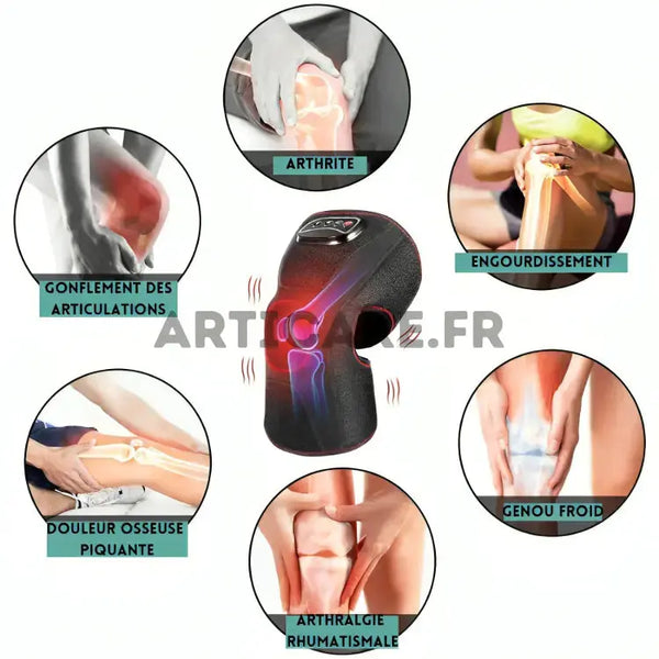 Genouillère ArtiSoins- Chaleur & Massage  | ArtiCare™ ArtiCare